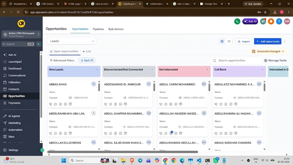 Lead Management CRM